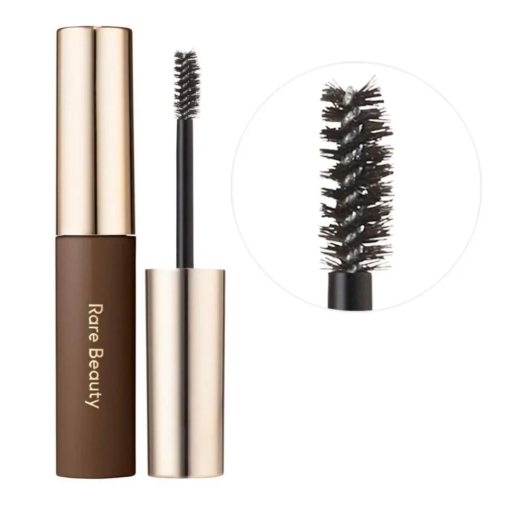 Rare-beauty Brown and Black Makeup